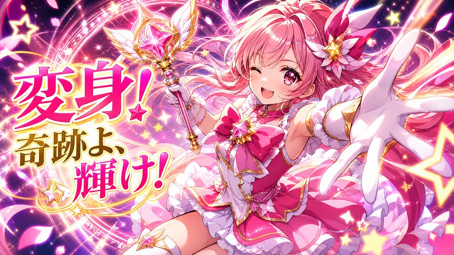 51视频魔法动漫-少女变身特效动漫演示